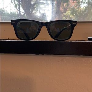 Black Rayban sunglasses